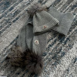 Moncler hat and scarf set (kids, teens)